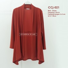 CCj-021 Cardigan jersey Lengan panjang